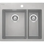 Zlewozmywaki - Deante Zlewozmywak Eridan ZQE S503 Szary metalik - miniaturka - grafika 1