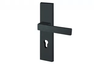 Klamka Axa ROYAL 92 WB klasa 3, kolor F8 - czarny (grubość drzwi 74-83 mm) - Klamki - miniaturka - grafika 1