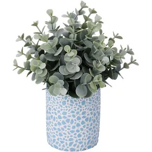 Sukulent w doniczce 23 cm jasnozielony - Sztuczne kwiaty - miniaturka - grafika 1