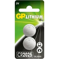 Baterie i akcesoria - GP Batteries CR2025 2szt (CR2025-U2) - miniaturka - grafika 1