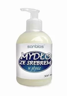 Sanbios MYDŁO ZE SREBREM w płynie - Mydła - miniaturka - grafika 1