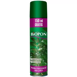 Biopon N Nabłyszczacz do liści w aerozolu 600ml + 150ml GRATIS - Nawozy ogrodnicze - miniaturka - grafika 1