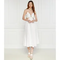 Sukienki - Michael Kors Sukienka CUT OUT RING DRESS | z dodatkiem jedwabiu - miniaturka - grafika 1