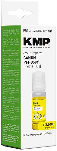 Tusz KMP Printtechnik AG KMP kartridż Canon PFI050Y 5701C001 yellow kompatybilny