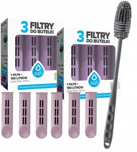 Wkłady do butelki filtrującej Dafi Soft Solid jagodowy 6 szt + szczoteczka - Wkłady filtrujące Wkłady do butelki filtrującej Dafi Soft Solid jagodowy 6 szt + szczoteczka - Wkłady filtrujące - miniaturka - grafika 1