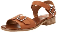 Sandały damskie - Kickers sandały damskie bucidi, Camel 114, 39 eu - miniaturka - grafika 1