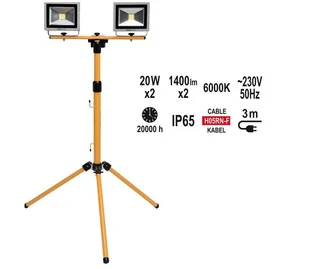 EPISTAR DIODOWY 2 20W ZE STOJAKIEM (YT-81789) - Pozostałe oświetlenie - miniaturka - grafika 8