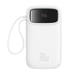 Powerbank Baseus QPow 2 20000mAh 30W 2xUSB-C (biały) - Powerbanki - miniaturka - grafika 1
