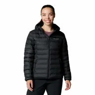 Kurtki damskie - Damska kurtka puchowa Columbia Lake 22 II Down Hooded Jacket black - XS - miniaturka - grafika 1
