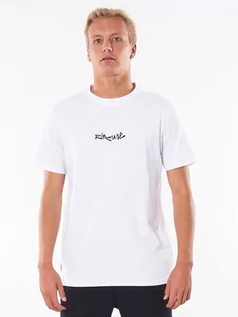 Koszulki dla chłopców - Rip Curl BLAZED AND TUBED white koszulka męska - L - grafika 1
