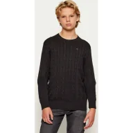 Swetry dla chłopców - Tommy Hilfiger Sweter Regular Fit - miniaturka - grafika 1