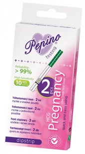 Pepino Dipstrip Pregnancy Test 2 pcs - Testy ciążowe i diagnostyczne - miniaturka - grafika 1