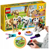 Zabawy w naśladowanie dorosłych - LEGO CREATOR TRZY PSY UROCZE PSIAKI ZESTAW KLOCKÓW 3W1 KLOCKI EDUKACYJNE - miniaturka - grafika 1