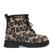 Buty dla dziewczynek - Trzewiki DeeZee CEO-CM241227-6 Brązowy - miniaturka - grafika 1