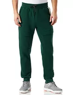 Spodnie męskie - Southpole Spodnie męskie Utility Flap Fleece Jogger, zielony (hunter green), XL - miniaturka - grafika 1