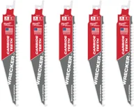 Brzeszczoty - MILWAUKEE S TCT WRECKER CARBIDE SAW BLADE 150mm/6T/5pcs. - miniaturka - grafika 1