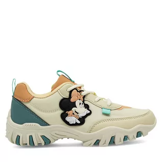 Buty dla dziewczynek - Sneakersy Mickey&Friends EL-SS24-129DSTC Beżowy - grafika 1