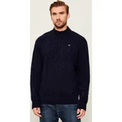 Swetry męskie - Napapijri Wełniany półgolf D-NINO T 176 | Relaxed fit - miniaturka - grafika 1