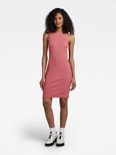 Sukienki - G-Star Sukienka w kolorze różowym - grafika 1