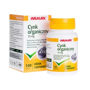 Walmark Cynk 15 mg x 100 tabl - Witaminy i minerały - miniaturka - grafika 1