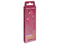 Słuchawki - SBS Prism Stereo Jack 3.5 różowe - miniaturka - grafika 1
