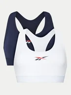 Bielizna sportowa damska - Reebok Biustonosz sportowy LOLA - AW24 (2-pack) Kolorowy - miniaturka - grafika 1