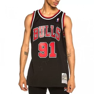 Koszulki męskie - Mitchell & Ness Koszulka Męska Chicago Bulls Nba Swingman Alternate Jersey Bills 97 Dennis Rodman Smjygs18152-Cbublck97Drd L - grafika 1