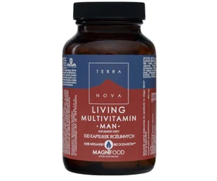 LIVING MULTINUTRIENT MAN (suplement dla mężczyzn na odporność i potencję) 100 kapsułek TERRANOVA - Suplementy naturalne - miniaturka - grafika 1