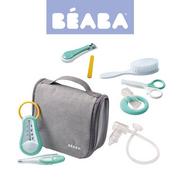Inne akcesoria do pielęgnacji dzieci - Béaba Béaba: kosmetyczka z 9 akcesoriami Toiletry Pouch (Szary) - miniaturka - grafika 1