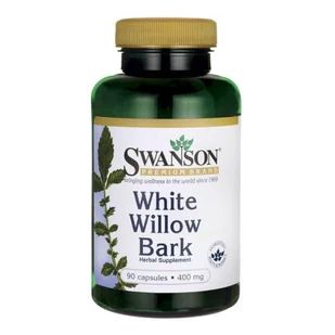 SWANSON White Willow Bark (kora wierzby białej) 400mg - (90 kap) FF35-99724 - Suplementy naturalne - miniaturka - grafika 1