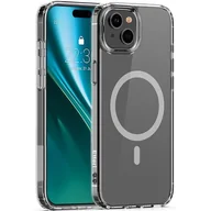 Etui i futerały do telefonów - Etui ETTERI Color Mag do Apple iPhone 15 Przezroczysto-szary - miniaturka - grafika 1