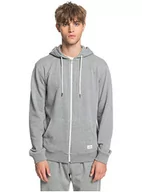 Bluzy męskie - Quiksilver Quiksilver Męska bluza z kapturem Essentials jasnoszary wrzos M EQYFT04113-sjsh - miniaturka - grafika 1