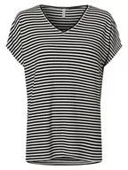 Koszulki i topy damskie - soyaconcept - T-shirt damski  SC-Kaiza 1, czarny|biały|wielokolorowy - soyaconcept® - miniaturka - grafika 1