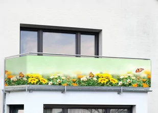 Osłona Na Balkon W Motyle, 5 M X 35 Cm - Parawany - miniaturka - grafika 1