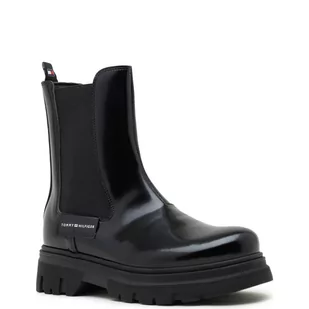 Tommy Hilfiger Sztyblety | z dodatkiem skóry - Buty dla chłopców - miniaturka - grafika 1