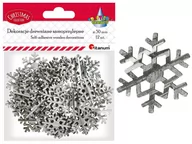 Pozostałe akcesoria dla plastyków - Titanum Drewniane płatki śniegu samoprzylepne 12 szt - miniaturka - grafika 1