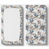 Prześcieradła dla dzieci - PRZEŚCIERADŁO BAMBUSOWE Z GUMKĄ DO ŁÓŻECZKA 60x120 ODDYCHAJĄCE - FERETTI - miniaturka - grafika 1