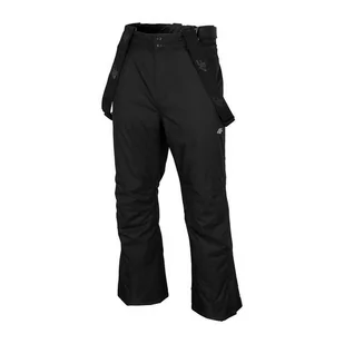 Spodnie narciarskie męskie 4F czarne H4Z22-SPMN001 xxl - Spodnie narciarskie - miniaturka - grafika 1