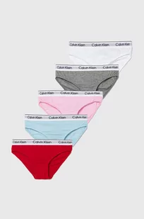 Calvin Klein Underwear figi dziecięce 5-pack kolor różowy - Majtki dla dzieci - miniaturka - grafika 1