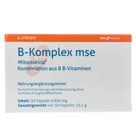 Suplementy naturalne - Mito Pharma Dr. Enzmann B-Kompleks MSE - 30 kapsułek - miniaturka - grafika 1