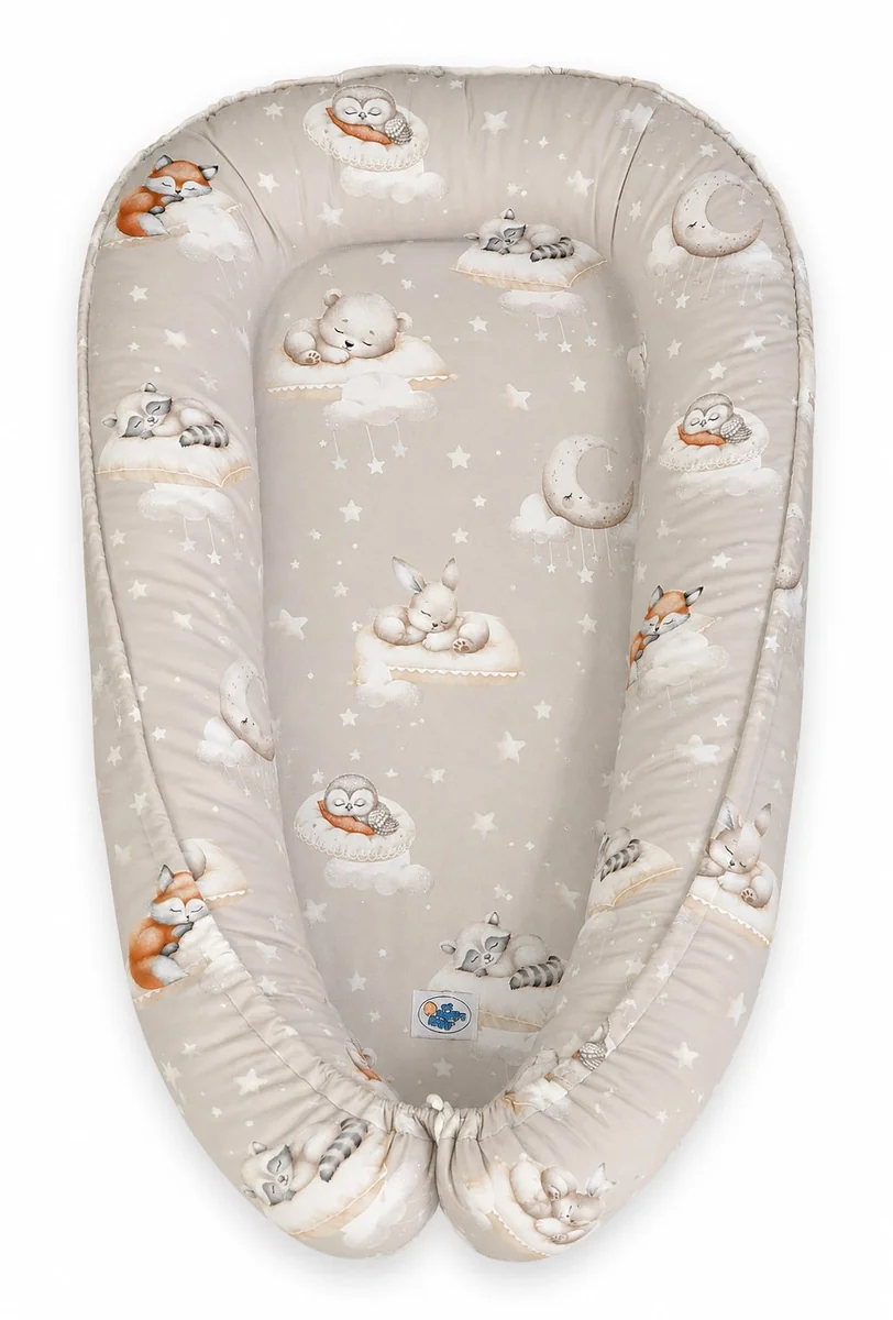Dwustronny kokon dla niemowląt My Sweet Baby Twinkle Woodland