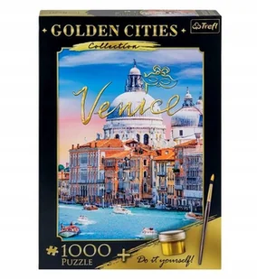 Trefl Golden Cities Puzzle 1000 el Wenecja + farba 93073 - Puzzle - miniaturka - grafika 1