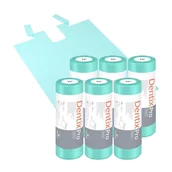 Sprzęt i akcesoria stomatologiczne - Śliniak dentystyczny na rolce 56cm x 80cm zielony podfoliowany 25g MedixPro 600szt - miniaturka - grafika 1