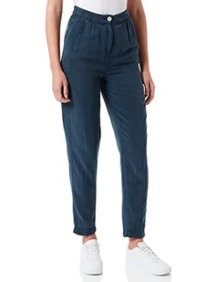Tommy Hilfiger Damskie spodnie Tencel Tapered Pleated Pant, Desert Sky, 36W - Spodnie damskie - miniaturka - grafika 1