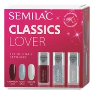 Lakiery hybrydowe - Semilac Classics Lover Set - miniaturka - grafika 1