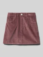 Sukienki i spódniczki dla dziewczynek - Spódnica sztruksowa z wpuszczanymi kieszeniami model ‘RAINFALL’ - miniaturka - grafika 1