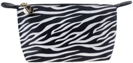 Kosmetyczki, organizery i kuferki - Intervion Kosmetyczka prosta duża Zebra - miniaturka - grafika 1