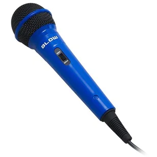 Mikrofon Dynamiczny Wokalowy Niebieski Do Śpiewania Karaoke - Instrumenty muzyczne dla dzieci - miniaturka - grafika 1