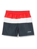 Kąpielówki dla chłopców - John Smith Krótkie chłopięce Baño J.Smith Quequen J majtki pływackie, granatowe, 8 - miniaturka - grafika 1