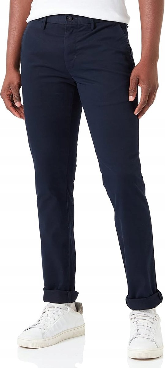 TOMMY HILFIGER SPODNIE MĘSKIE GRANATOWE CHINOS 33/30 17BA